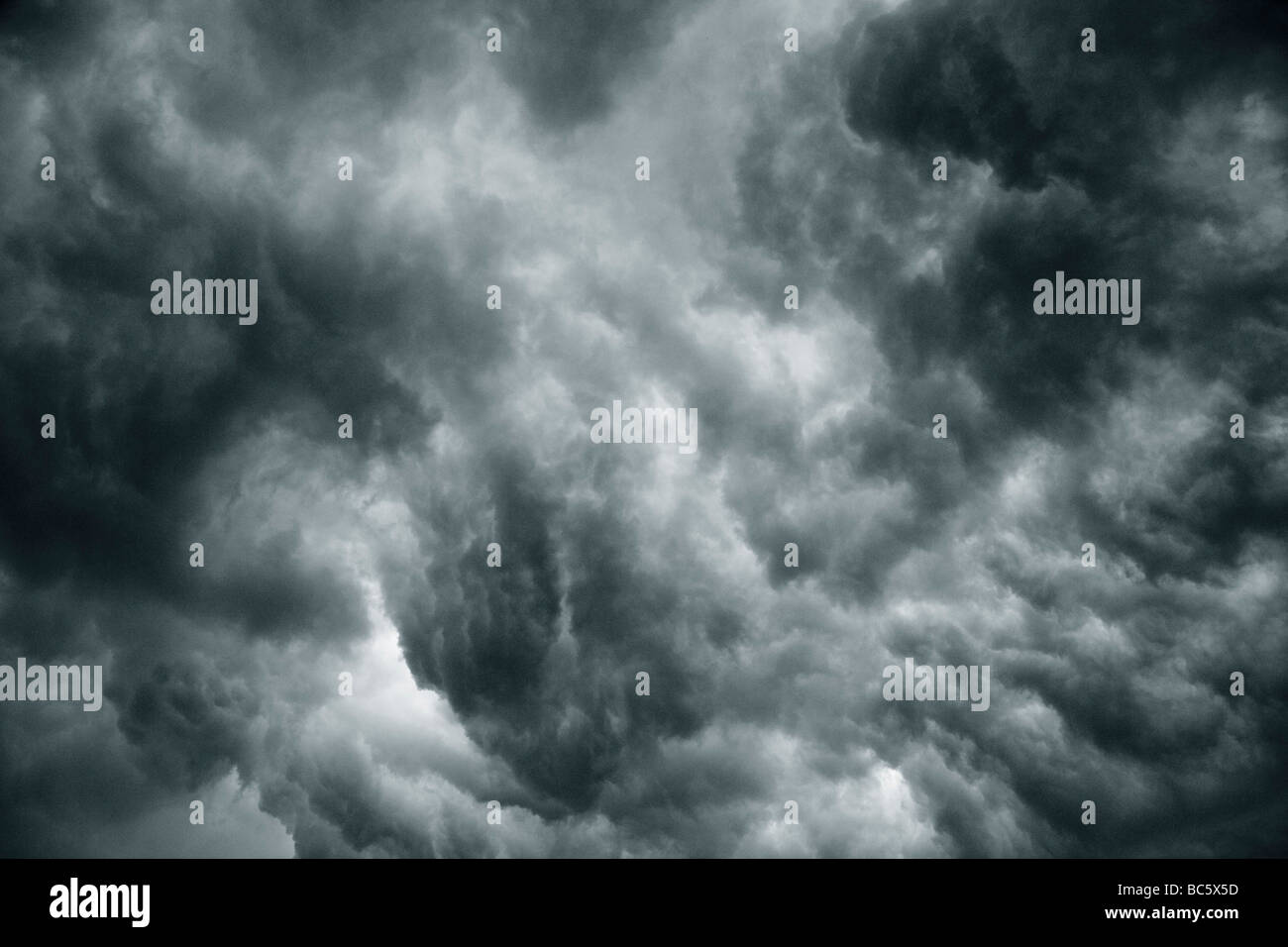 nubi di tempesta Foto Stock