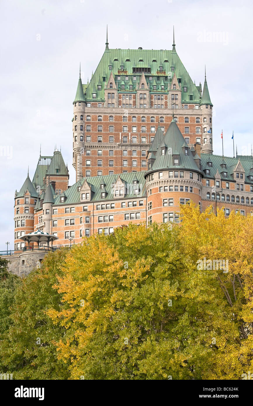 Hotel Chateau Frontenac, Quebec, Canada Foto Stock
