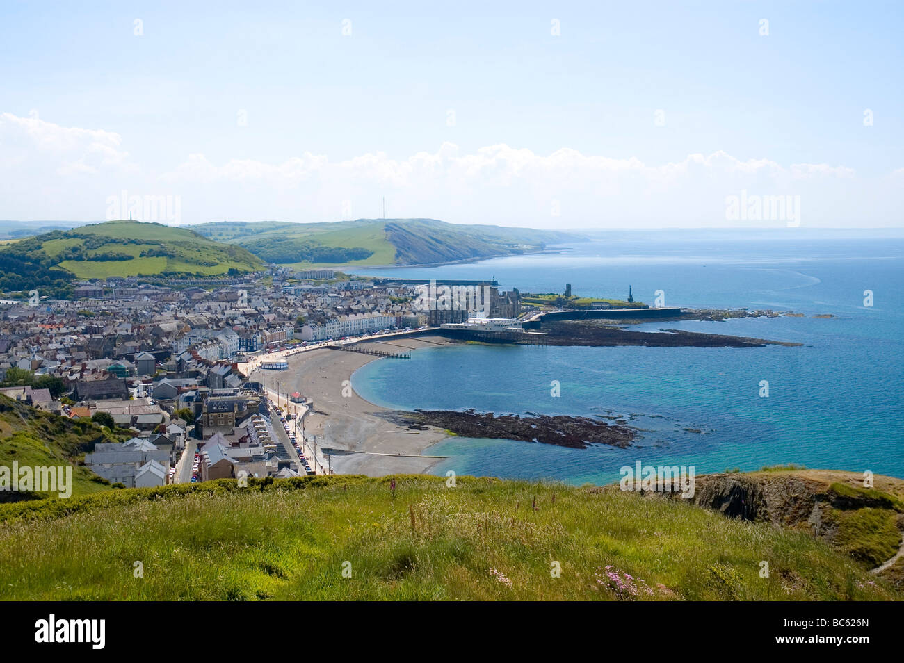 Aberystwyth, Ceredigion, Wales, Regno Unito Foto Stock