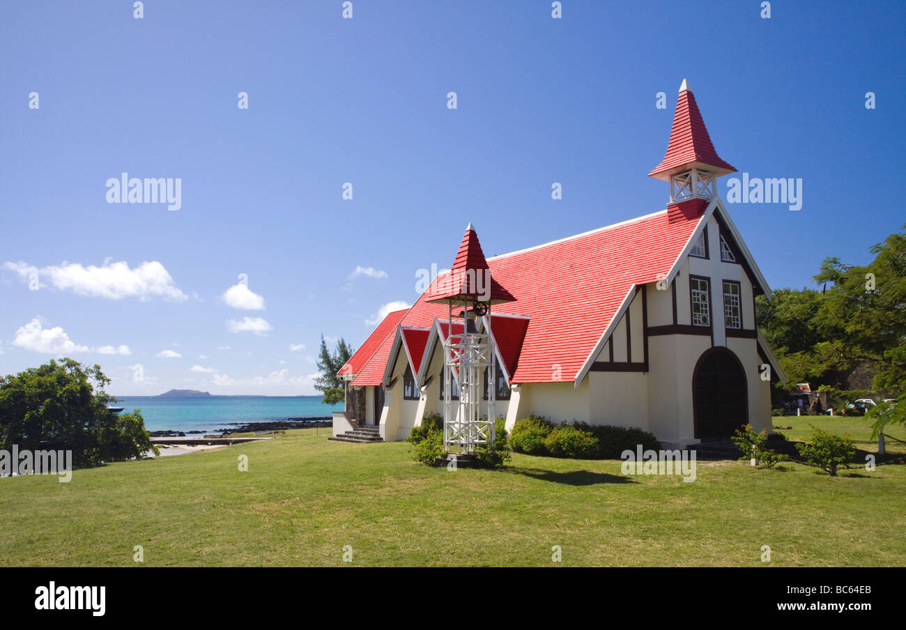 Maurizio Isola chiesa del Cap Malheureux Ile Maurice Eglise du Cap Malheureux Ile Maurice Foto Stock