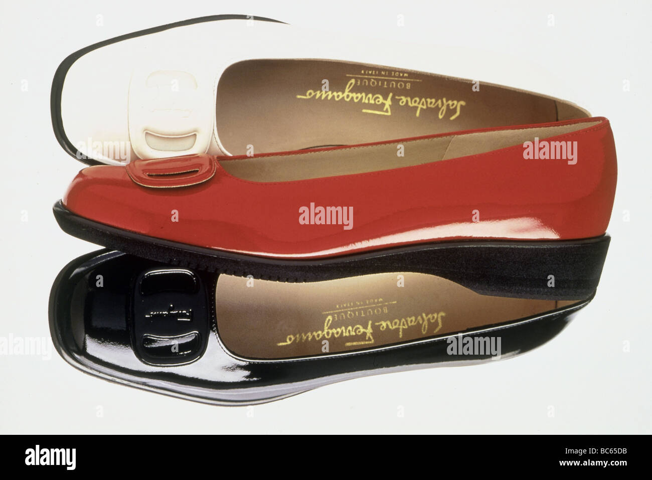 Moda, calzature, Salvatore Ferragamo, Firenze, 1998 Foto stock - Alamy