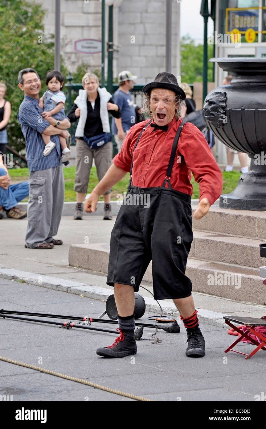 Street Performer/Entertainer Foto Stock