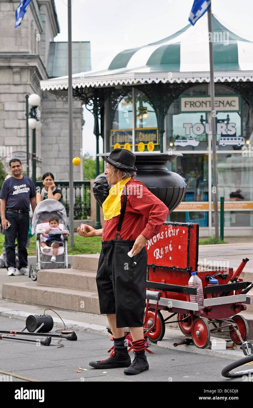 Street Performer/Entertainer Foto Stock