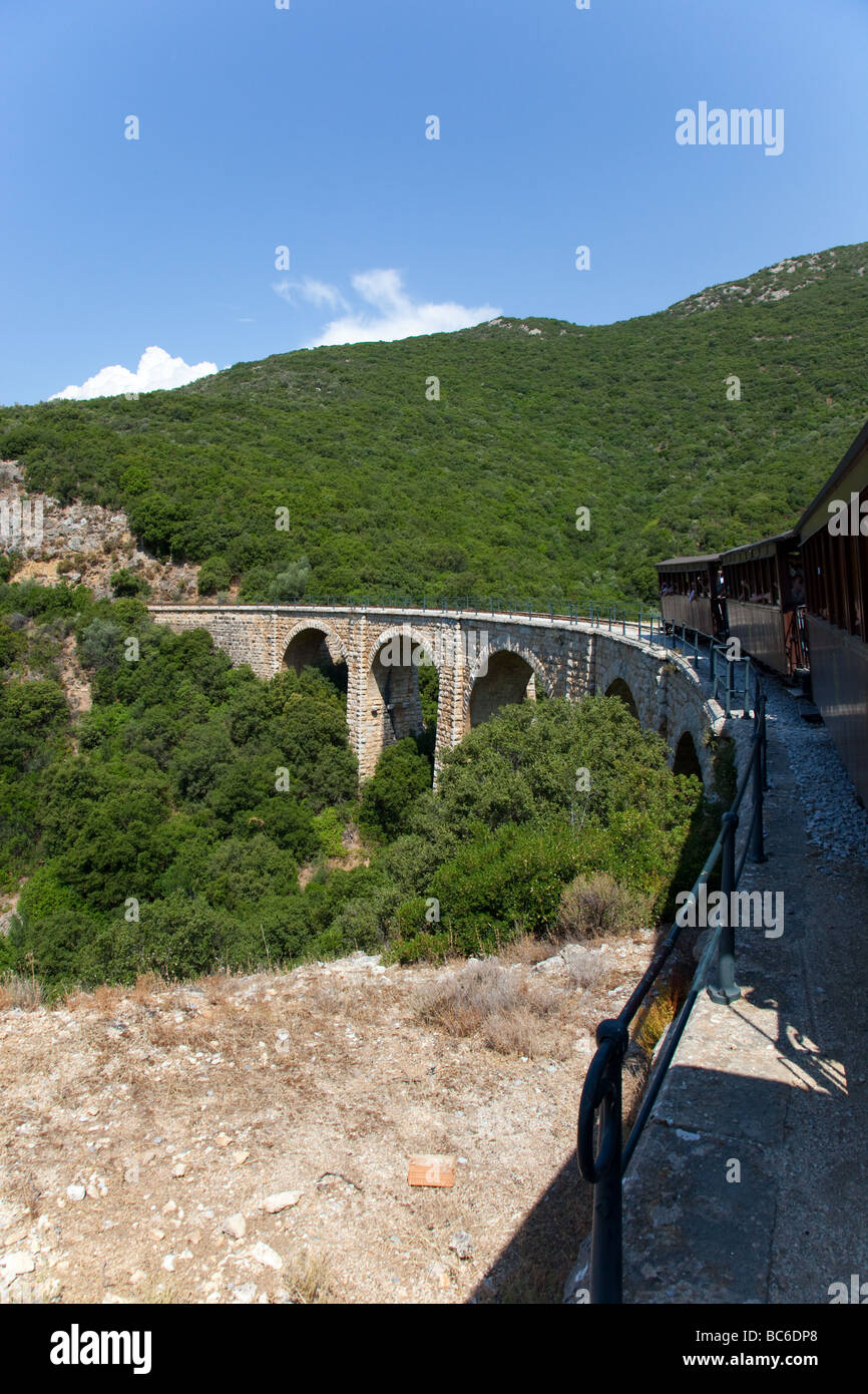 Treno di Pelion Foto Stock