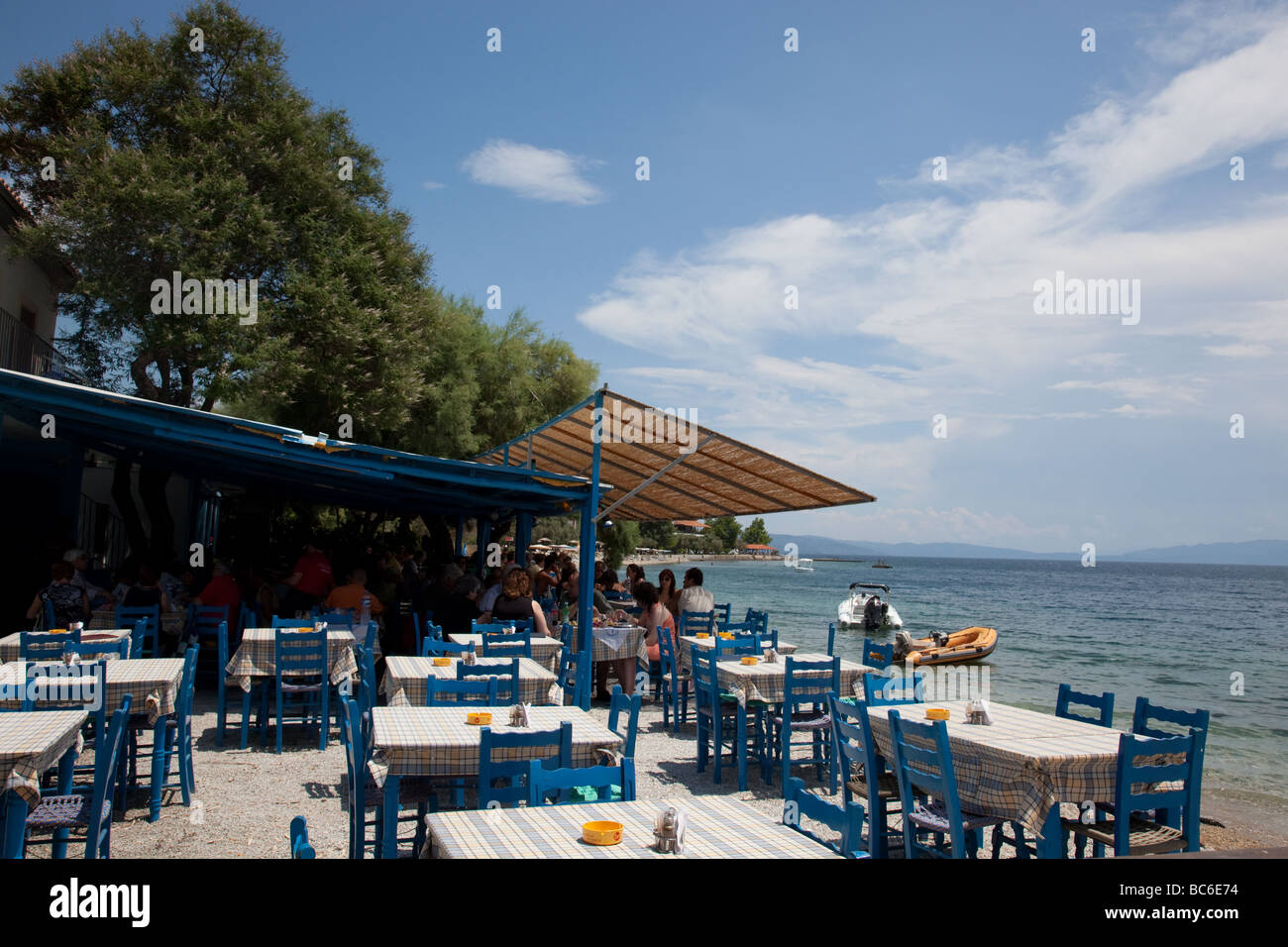 Taverna greca Foto Stock