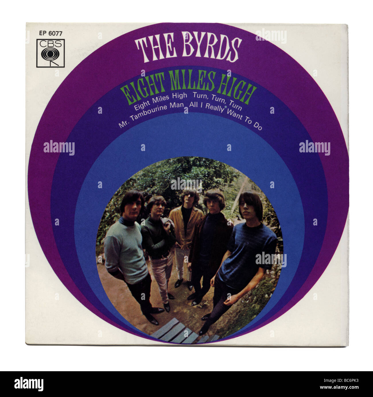 " Otto Miglia alta' EP dal Byrds, un rock record rilasciato per la prima volta nel 1966 Foto Stock