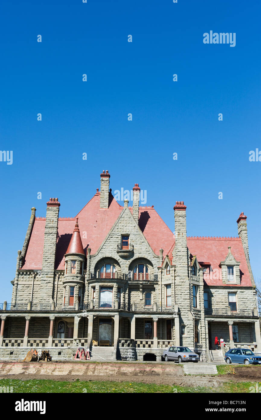 Craigdarroch Castle Victoria Vancouver Island British Columbia Canada Foto Stock