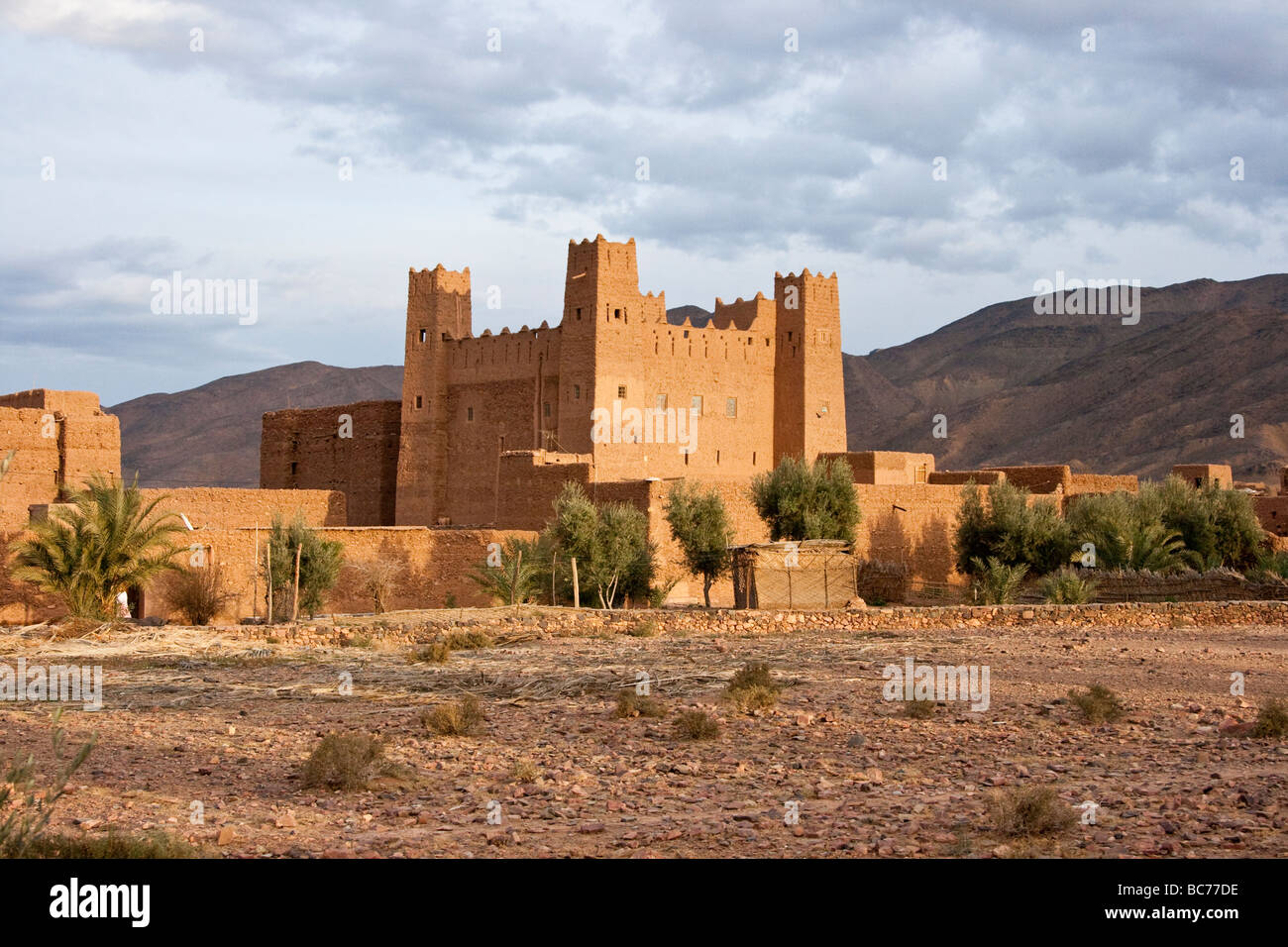 Kasbah Timiderte in Marocco Foto Stock