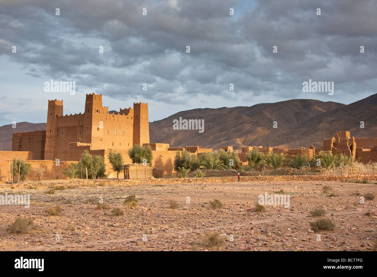 Kasbah Timiderte in Marocco Foto Stock