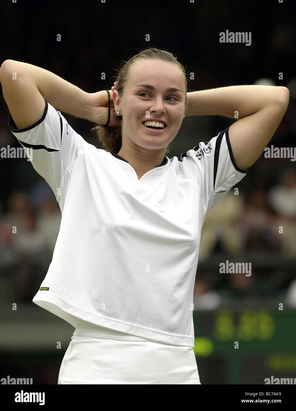 Martina Hingis Wimbledon 2000 Foto stock - Alamy