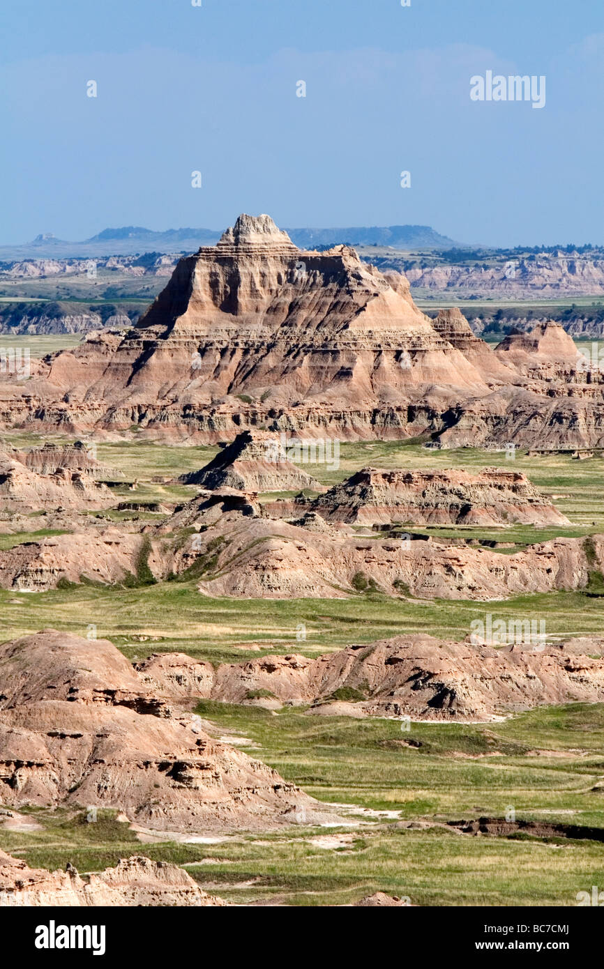 Parco nazionale Badlands nel sud-ovest del South Dakota USA Foto Stock