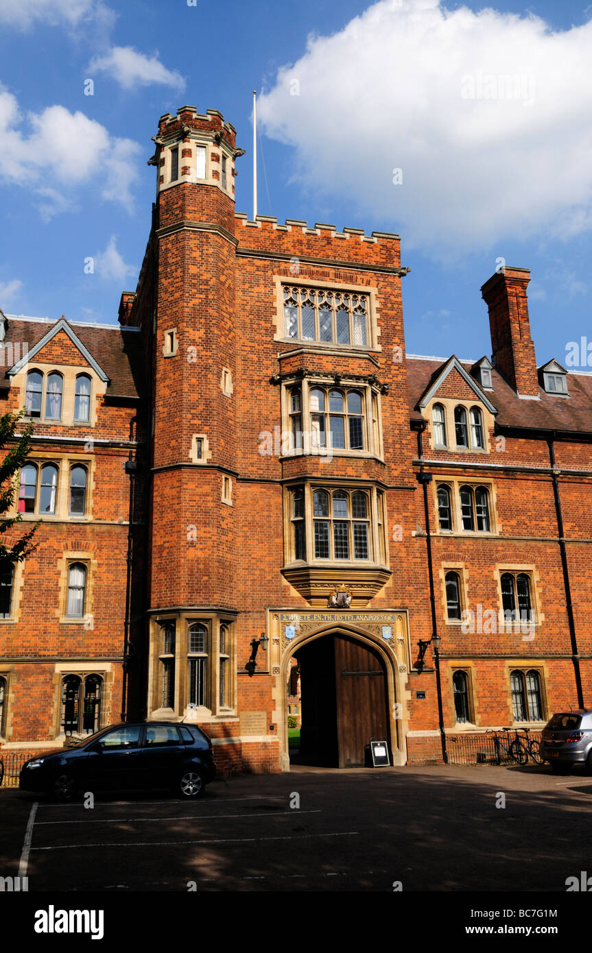 The Gatehouse a Selwyn College di Cambridge Inghilterra REGNO UNITO Foto Stock