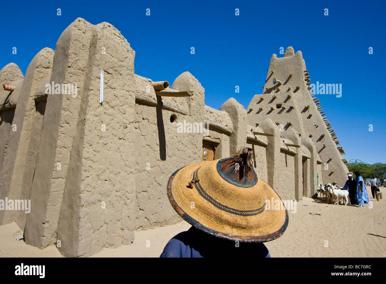 La moschea di Sankore in Timbuktu Mali Foto Stock