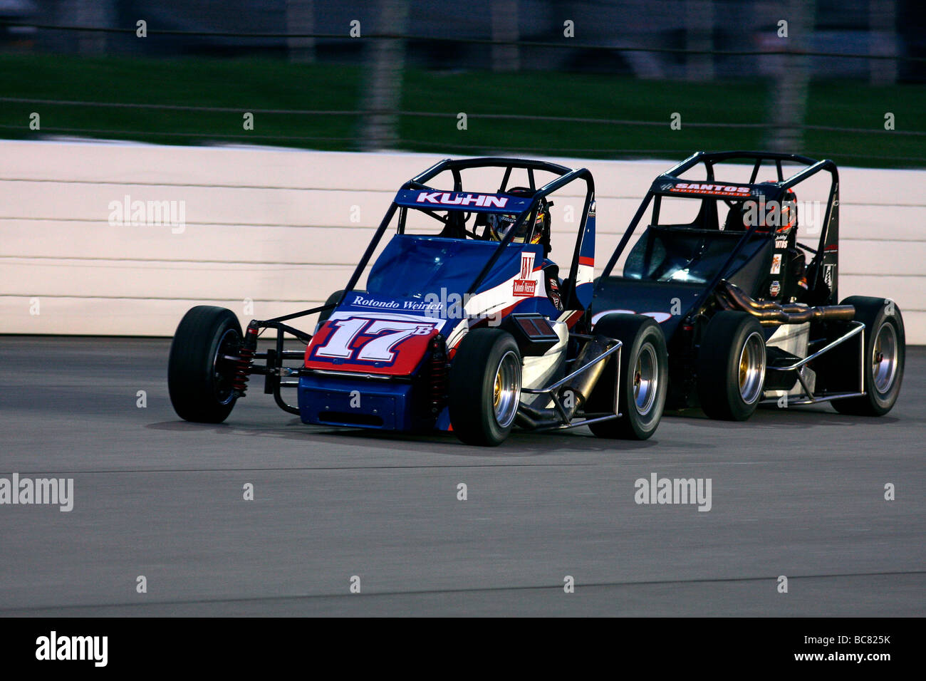 Midget Car Series Iowa Speedway Foto Stock