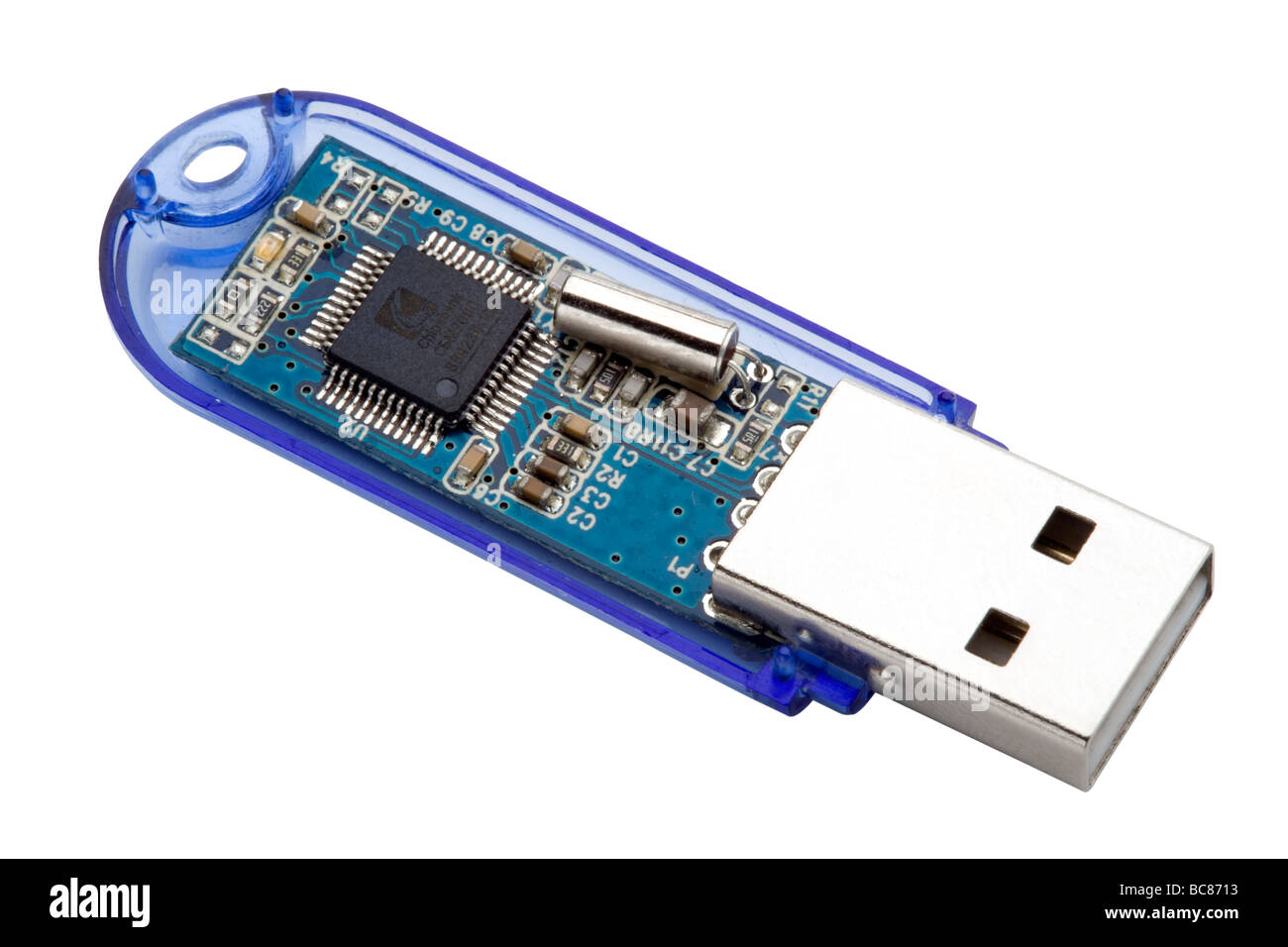 Pen drive usb funzionamento interno Foto Stock