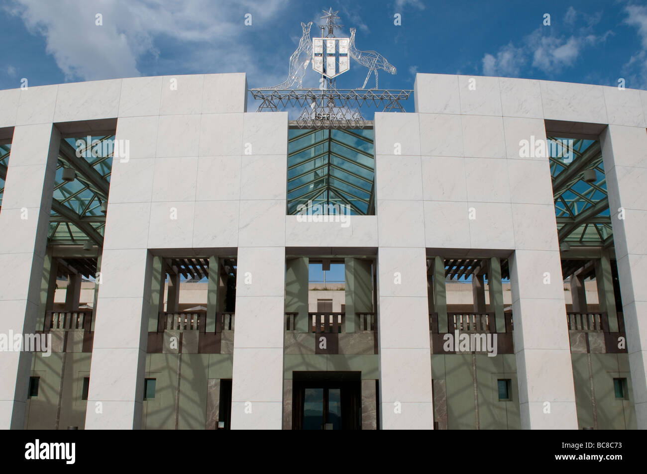 Nuova Casa del Parlamento, Canberra, ACT, Australia Foto Stock