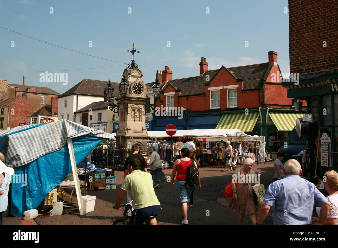 Market Place, Willenhall, Walsall, West Midlands Foto Stock