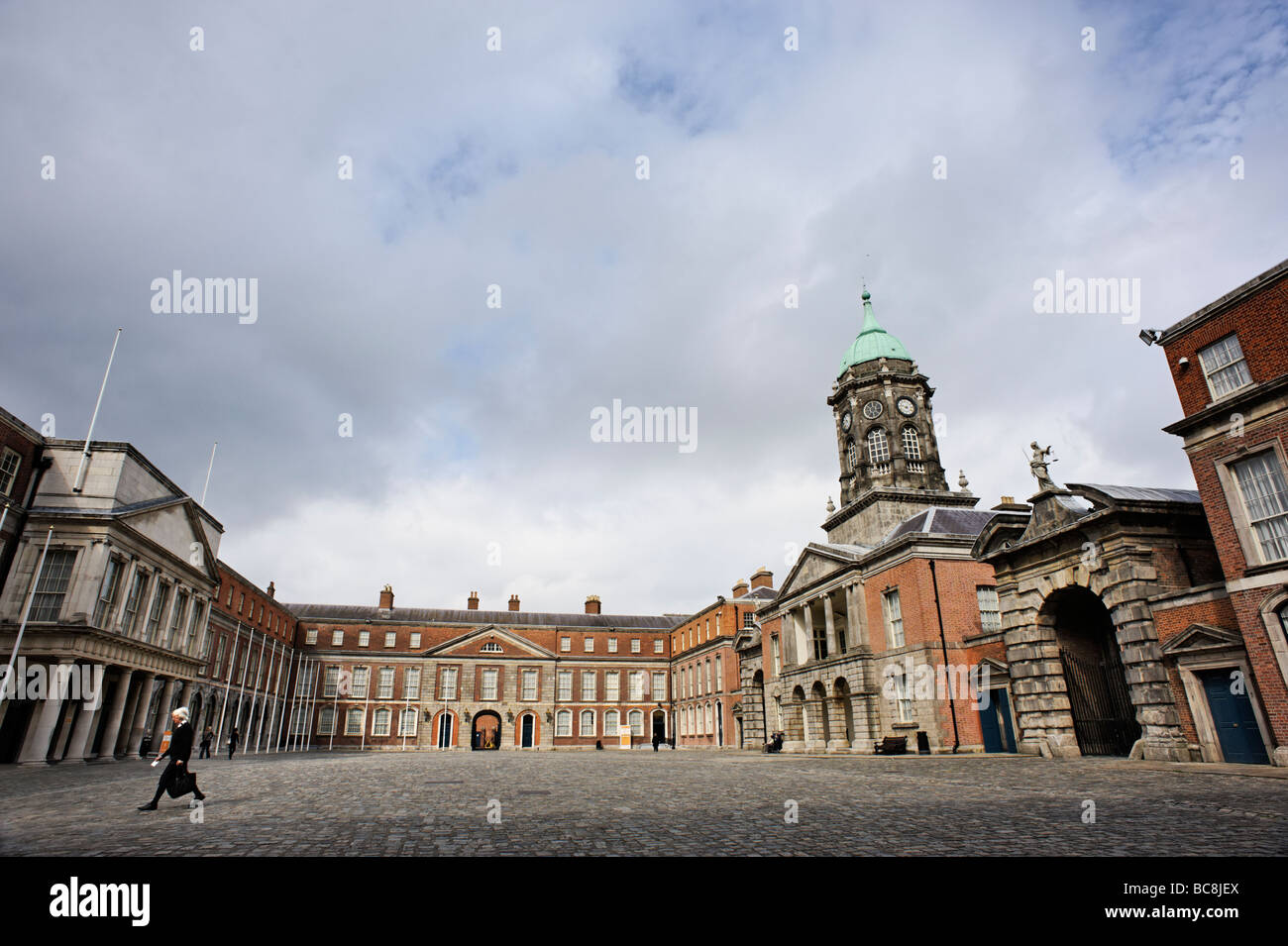 Il Bedford Torre nel cortile superiore del Castello di Dublino Repubblica di Irlanda Foto Stock