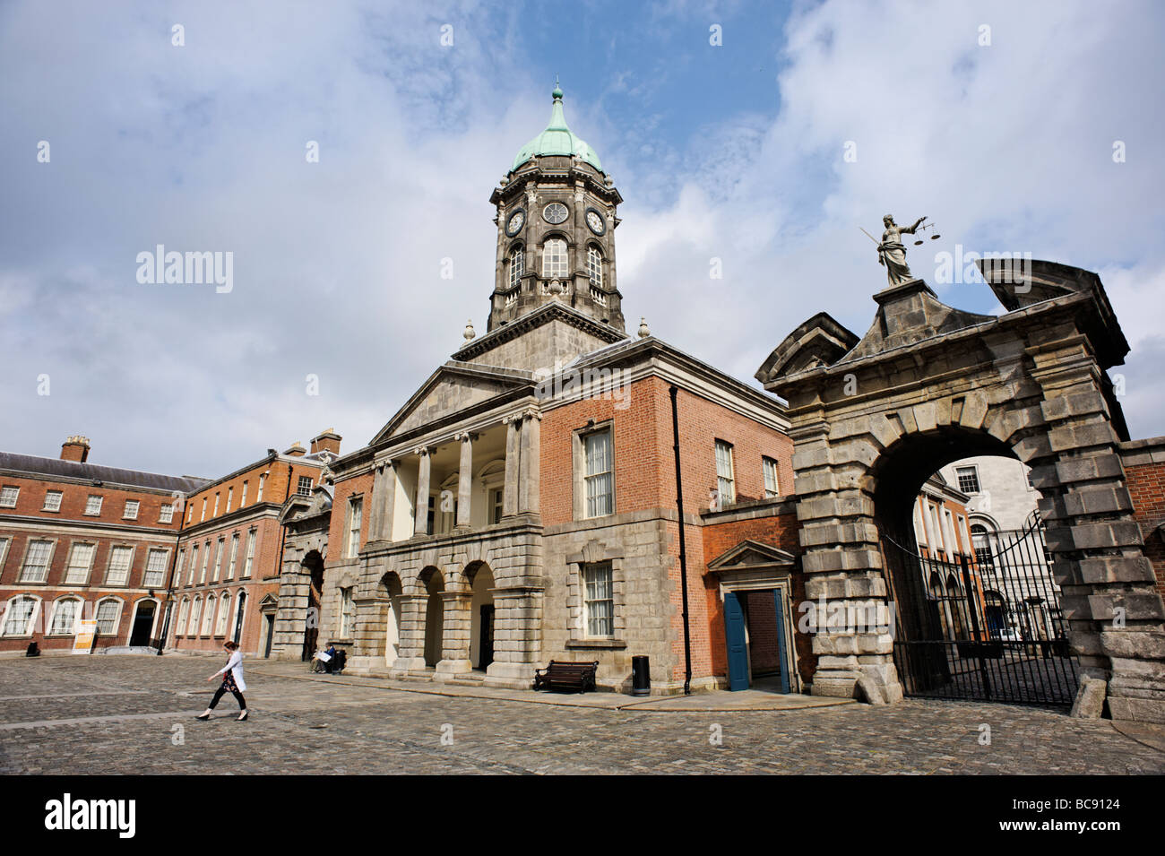 Il Bedford Torre nel cortile superiore del Castello di Dublino Repubblica di Irlanda Foto Stock