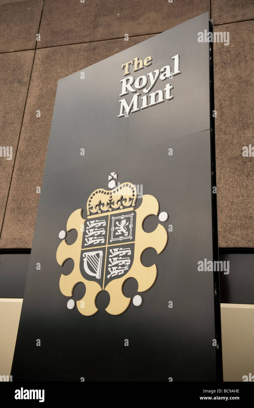 Il Royal Mint Llantrisant South Wales UK Foto Stock