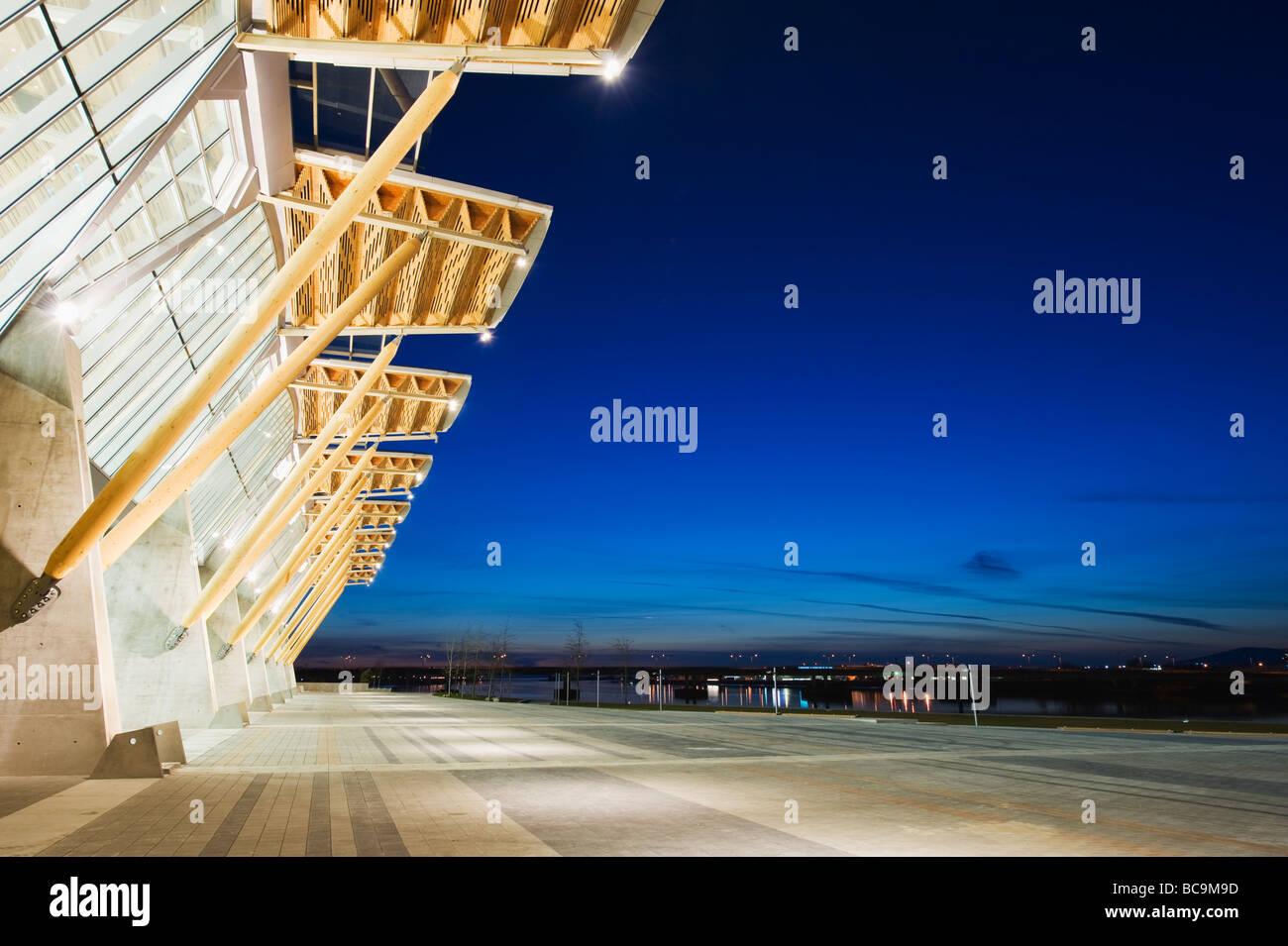 Richmond velocità ovale pattinaggio sul ghiaccio Venue olimpiche Richmond Vancouver British Columbia Canada Foto Stock