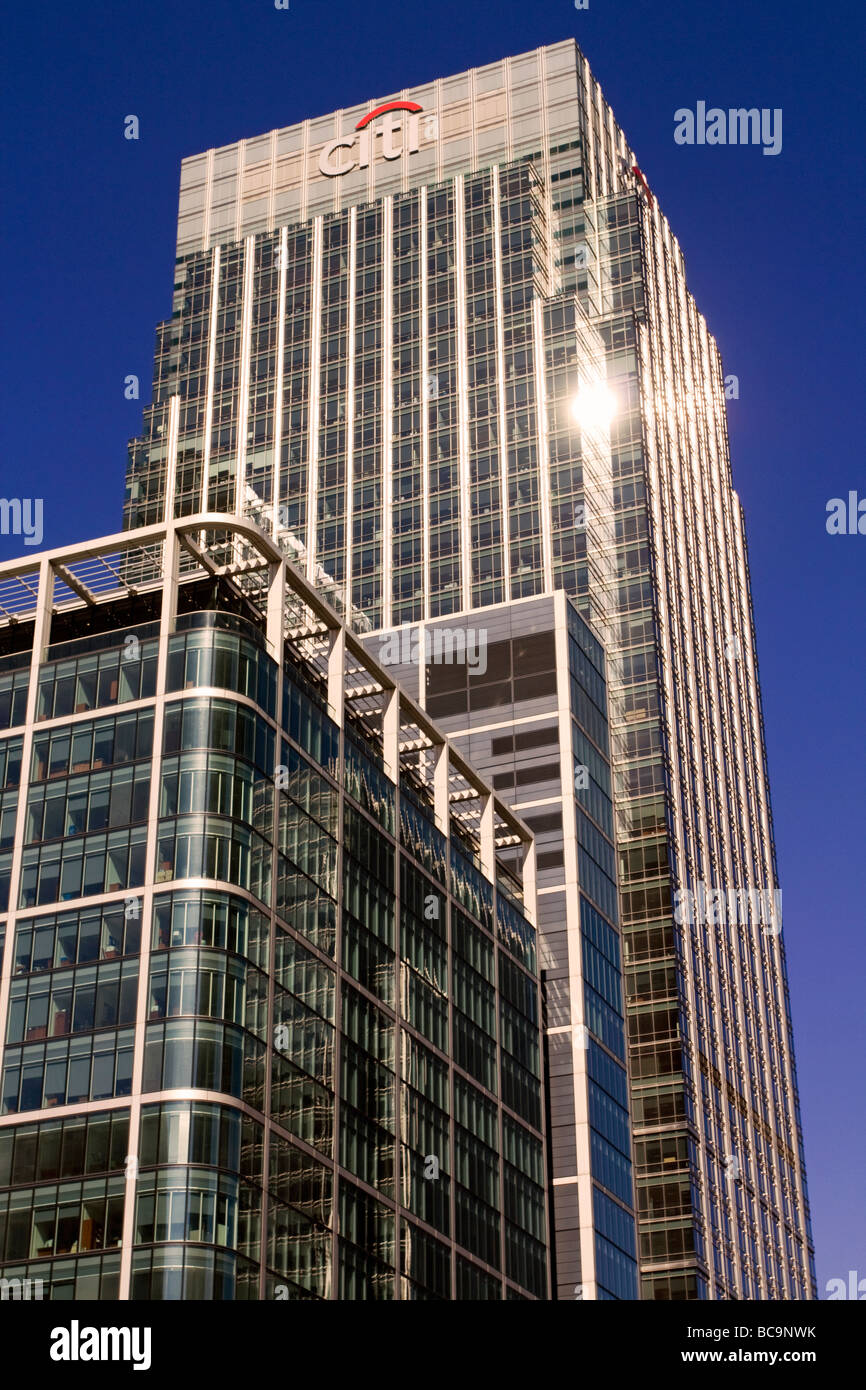 25 Canada Square - Centro di Citi - Canary Wharf - Londra Foto Stock