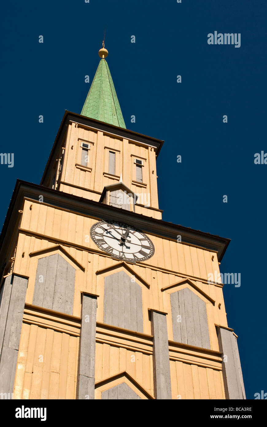 Tromso cattedrale, Tromso, Norvegia Foto Stock