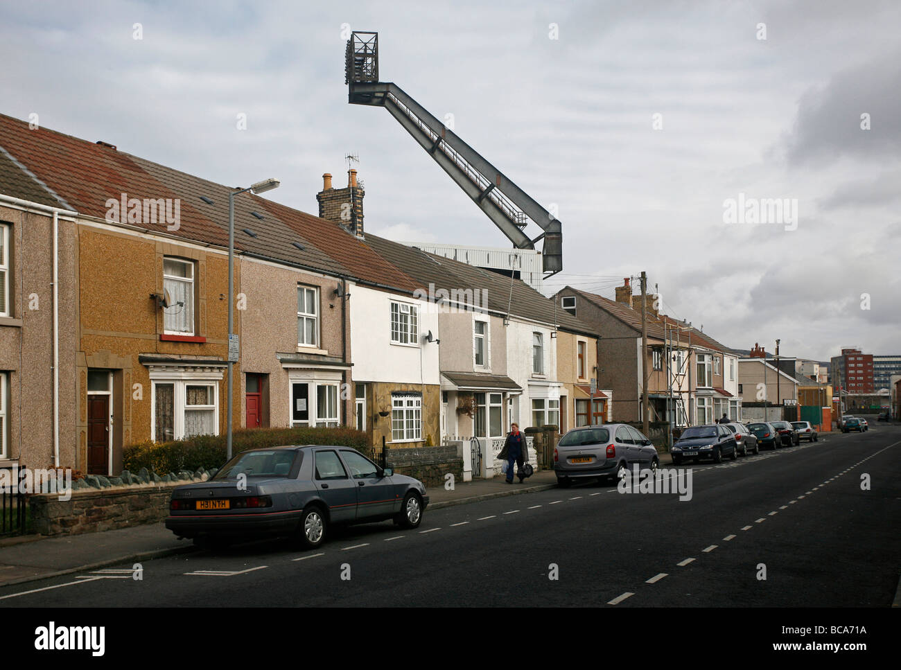 La veccia campo lo stadio di calcio del Galles Swansea Foto Stock