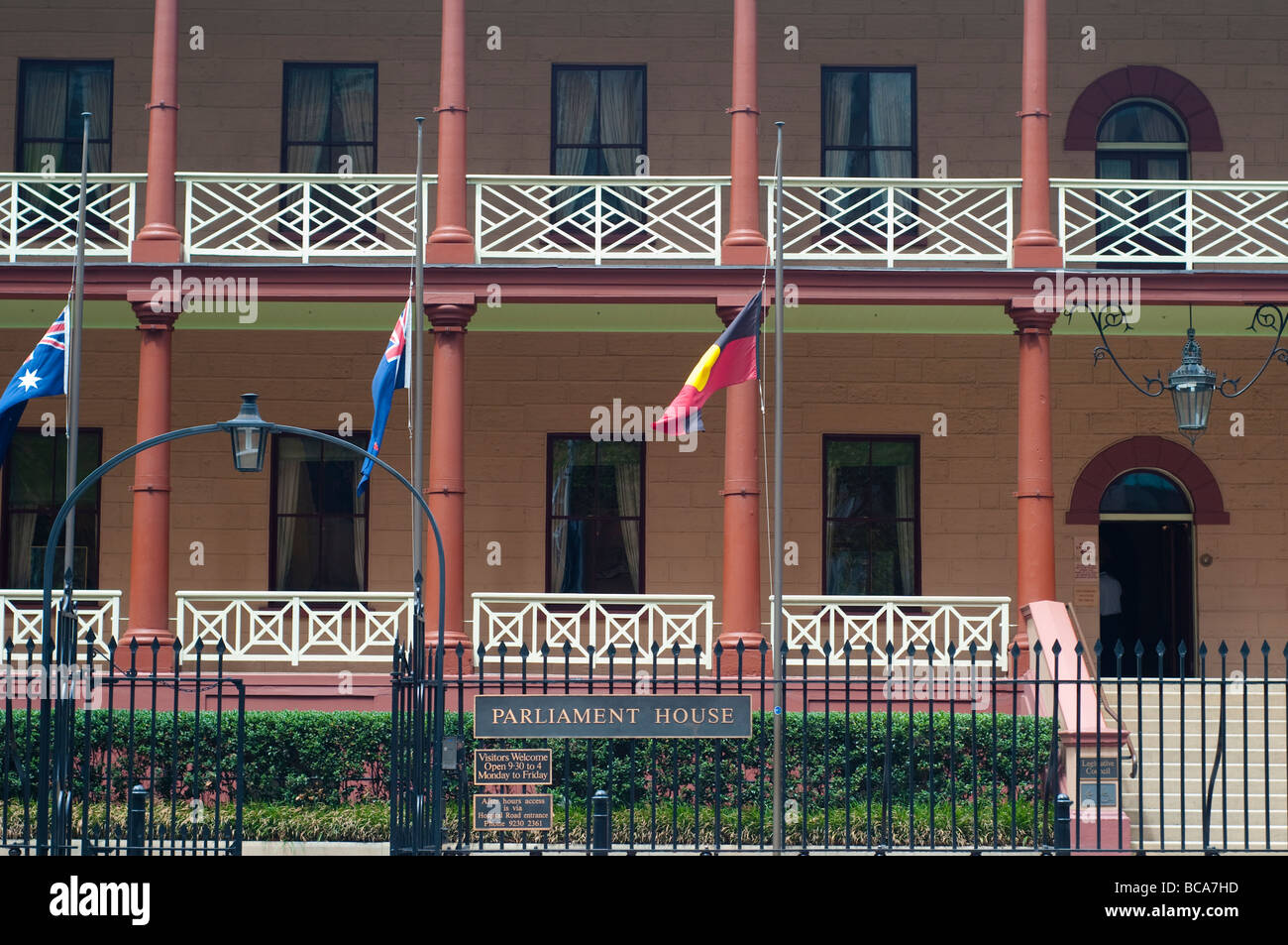 NSW Parliament House Sydney NSW Australia Foto Stock