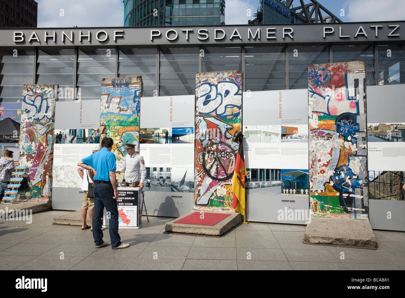 Potsdamer Platz di Berlino, Germania Foto Stock