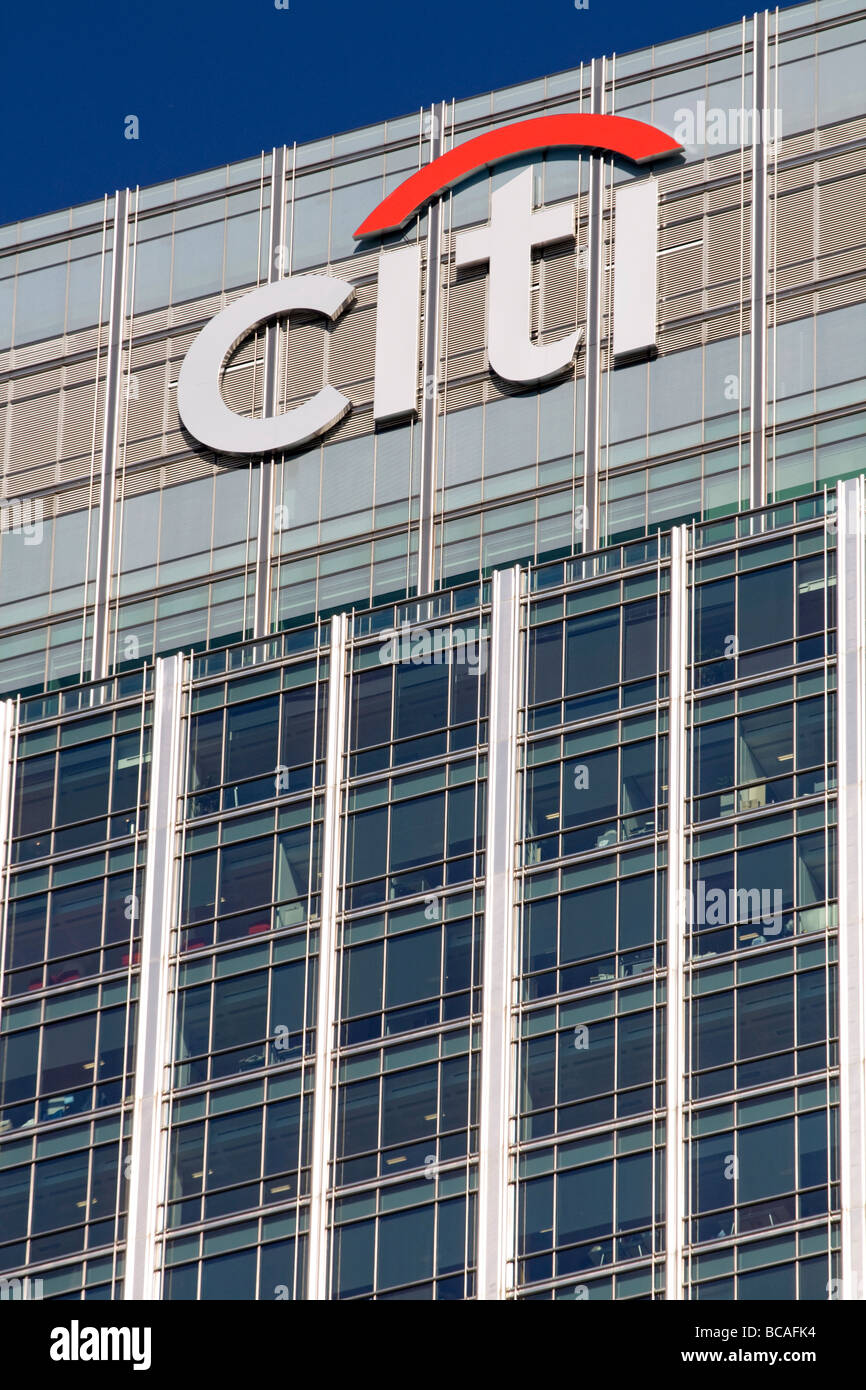 25 Canada Square - Centro di Citi - Canary Wharf - Londra Foto Stock