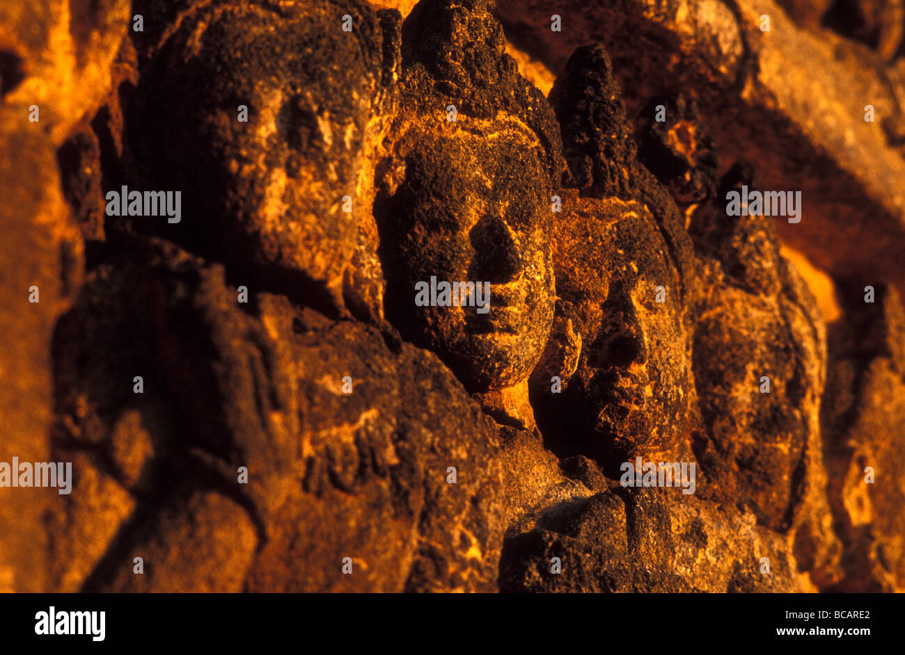 Il Borobudur indonesia Foto Stock