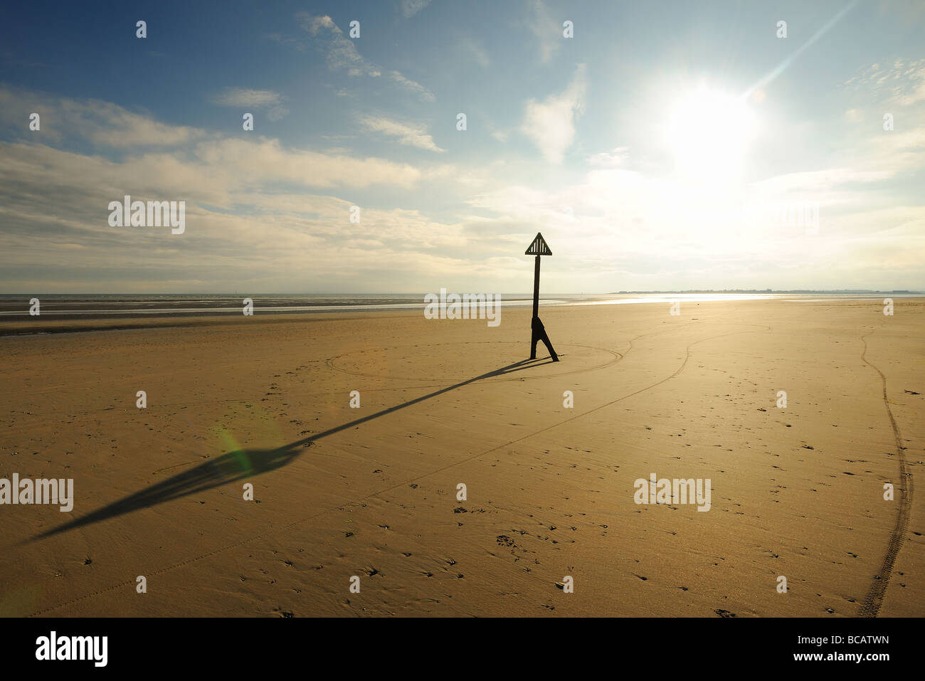 West Wittering beach in West Sussex, Regno Unito. Foto Stock