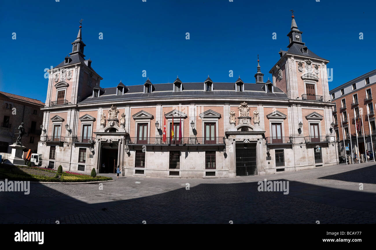 Casa de la Villa de Madrid town hall hotel de ville de Madrid Foto Stock