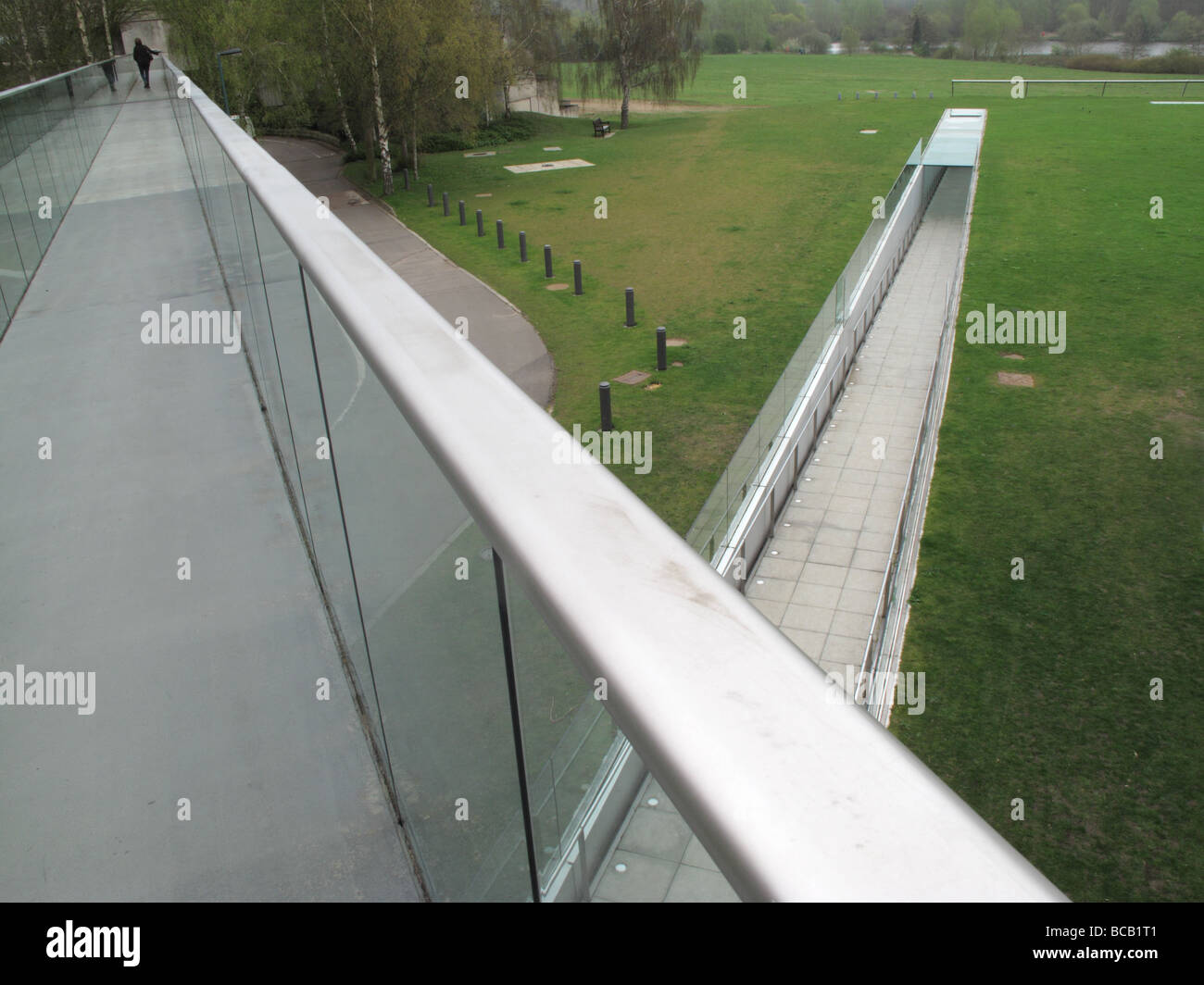 Passaggio sopraelevato a UEA Sainsbury Centre Norwich Foto Stock