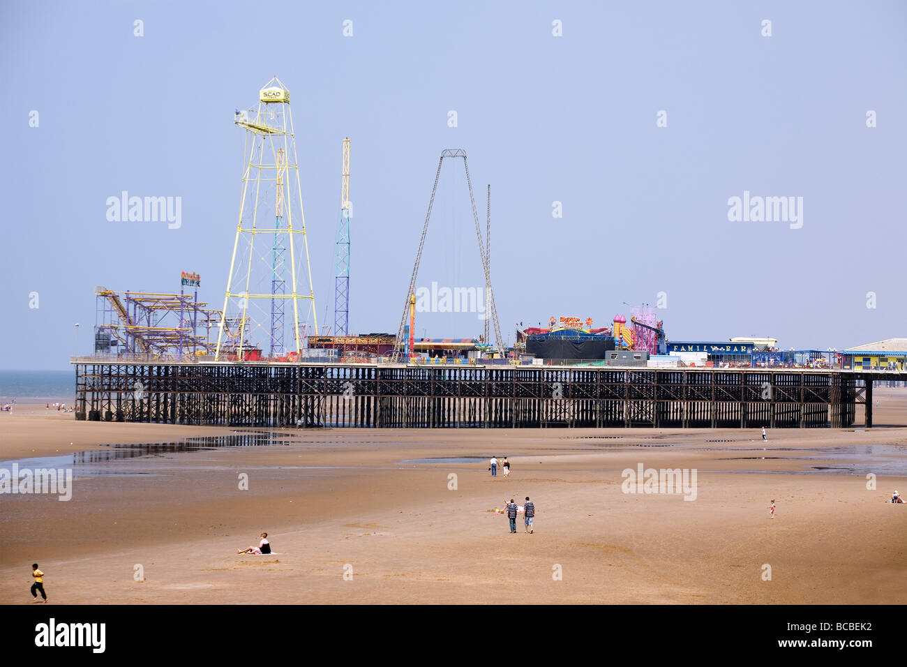 Blackpool South Pier, Lancashire Foto Stock