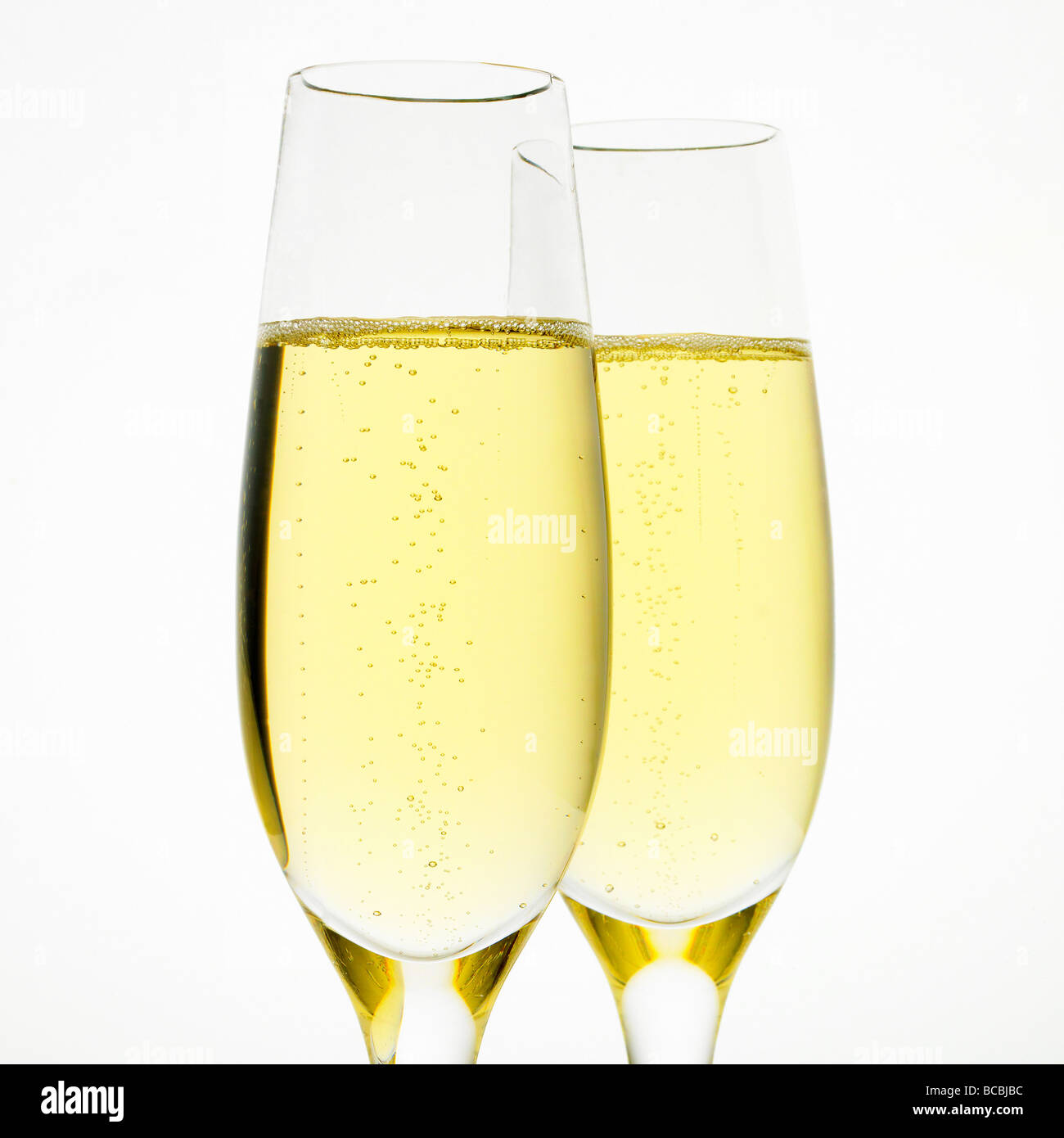 Champagne flauti, champagne, champagne Foto Stock