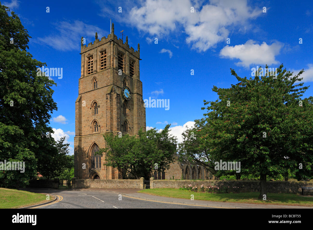 Di san Gregorio Chiesa, Bedale, North Yorkshire, Inghilterra, Regno Unito. Foto Stock