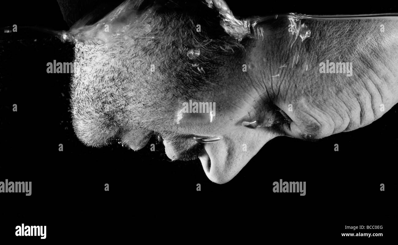 Il tentativo di catturare quella sensazione di affondamento Foto Stock