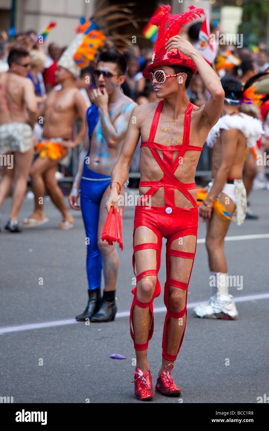 2009 Gay Pride Parade di New York City Foto Stock