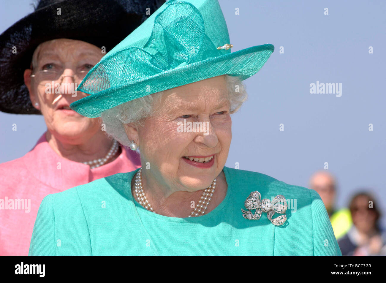 La regina Elisabetta II Foto Stock