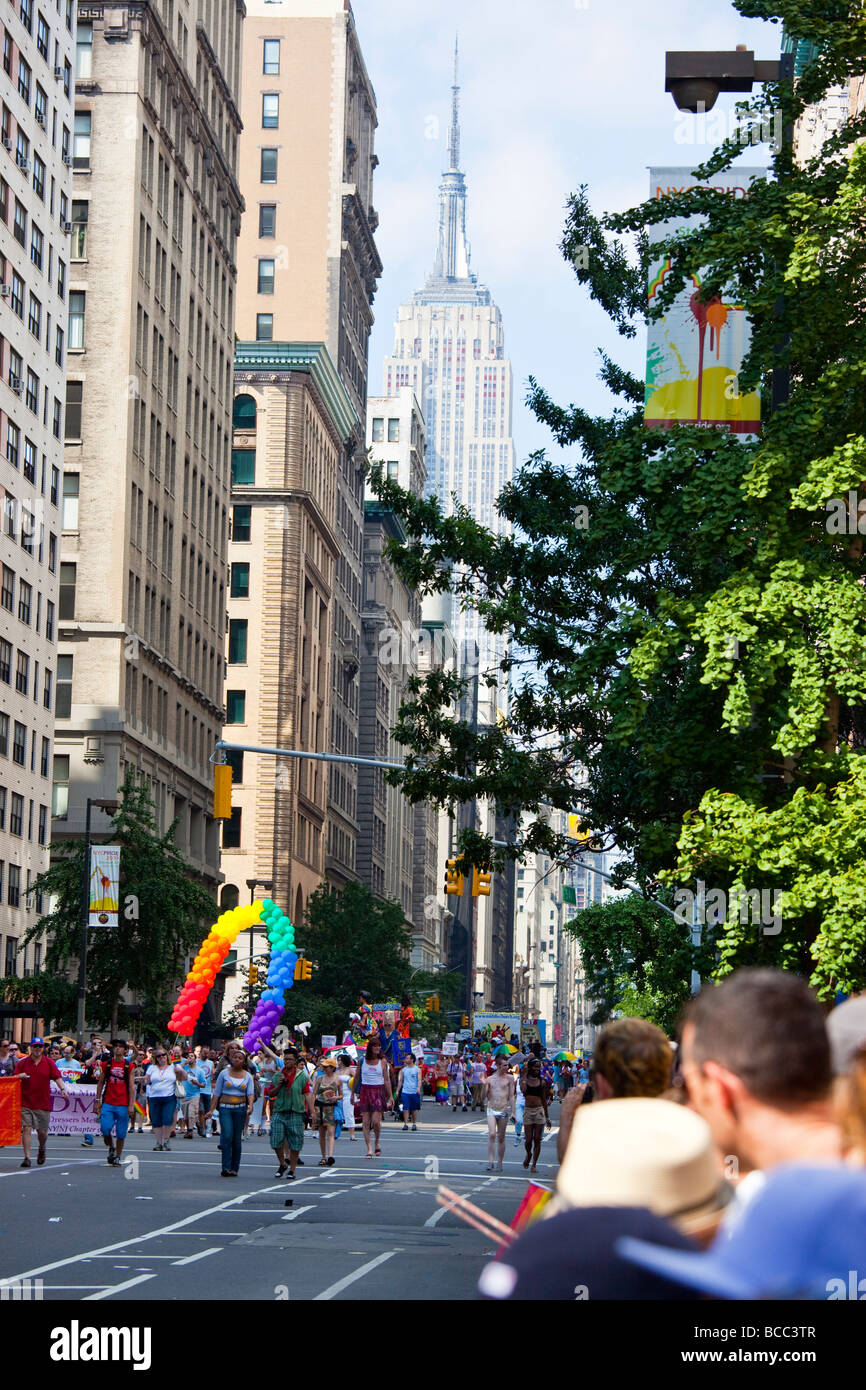 2009 Gay Pride Parade di New York City Foto Stock