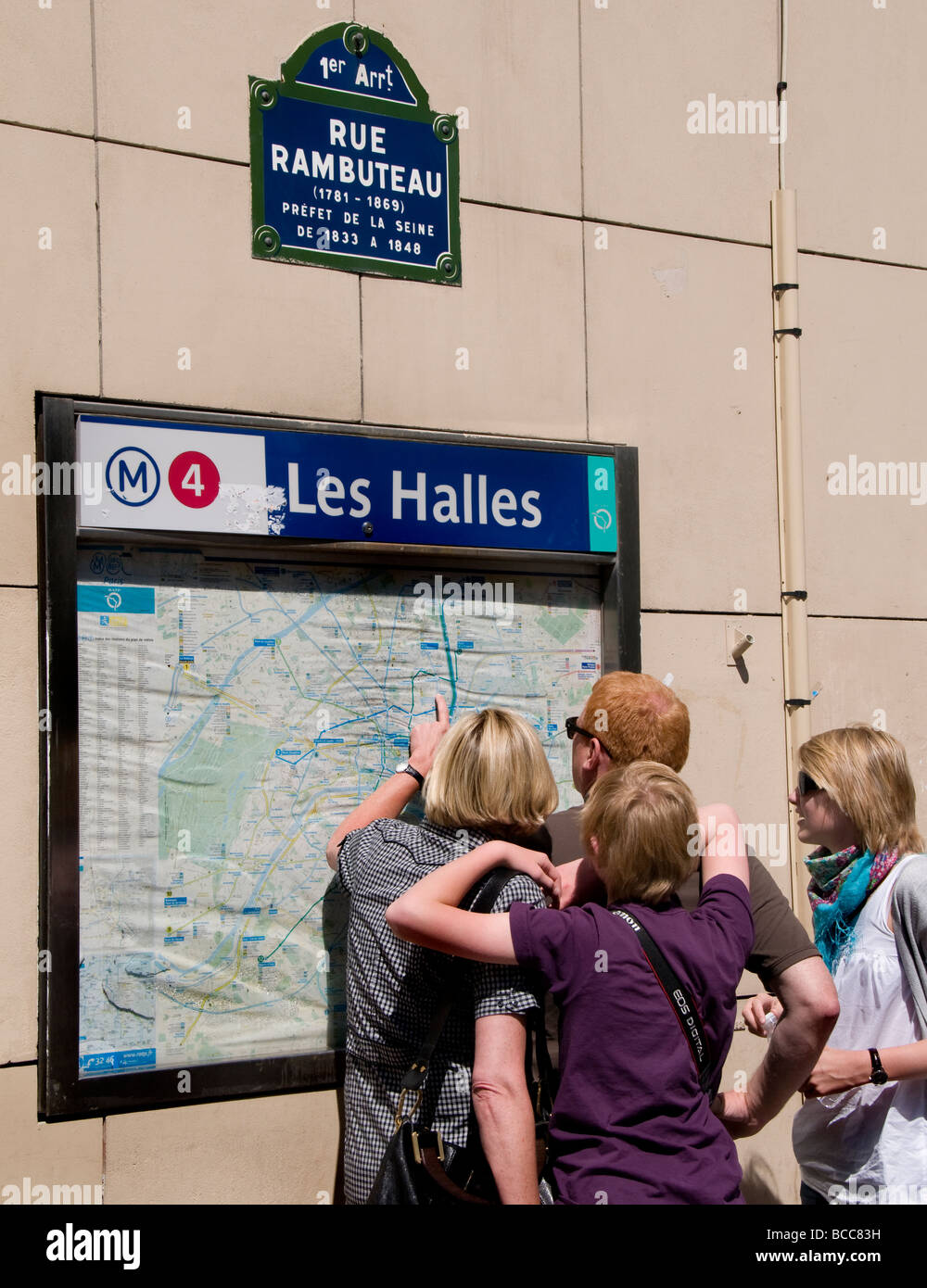 Parigi Francia - Francese Forum des Halles Shopping Mall Foto Stock