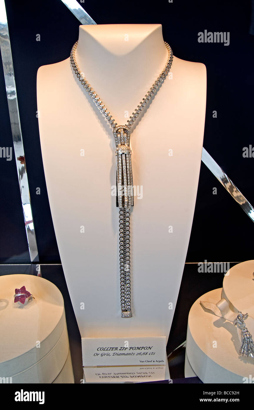 Van Cleef & Arples e Place Vendome Paris Francia France Foto Stock