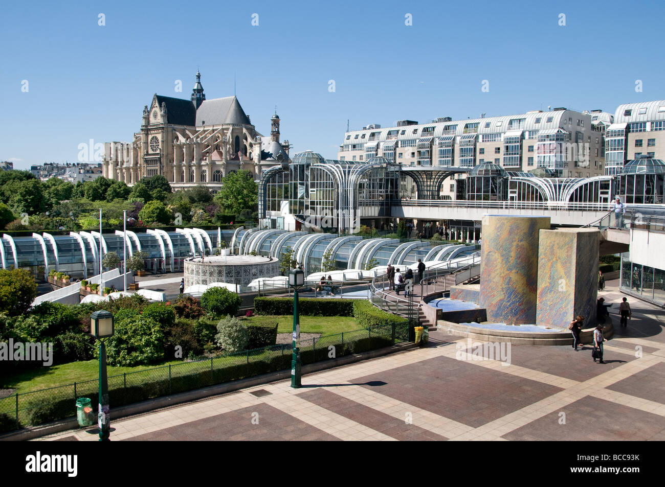 Parigi Francia - Francese Forum des Halles Shopping Mall Foto Stock