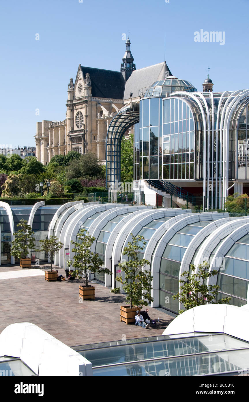 Parigi Francia - Francese Forum des Halles Shopping Mall Foto Stock