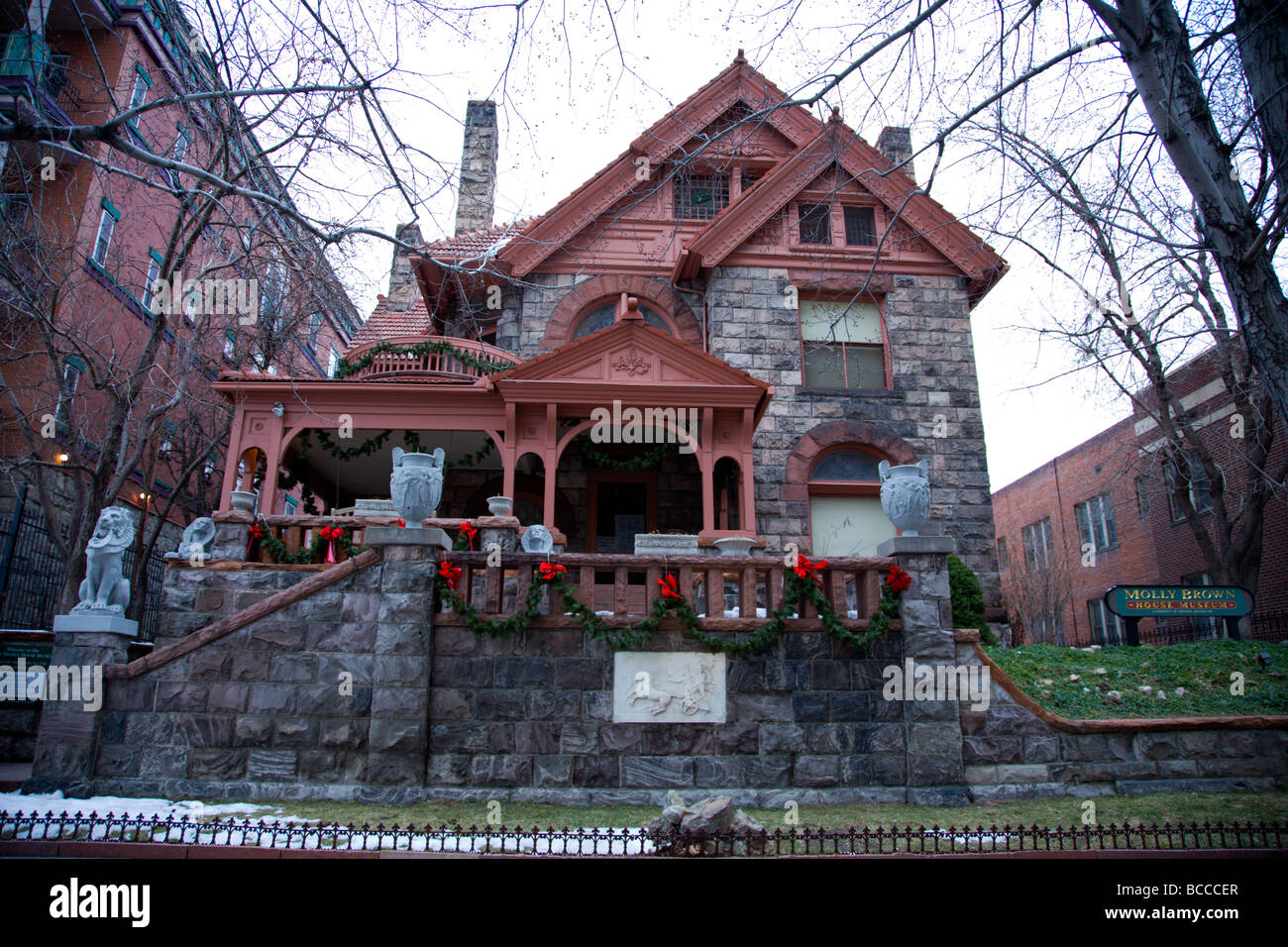 Denver storico di Molly casa marrone Foto Stock