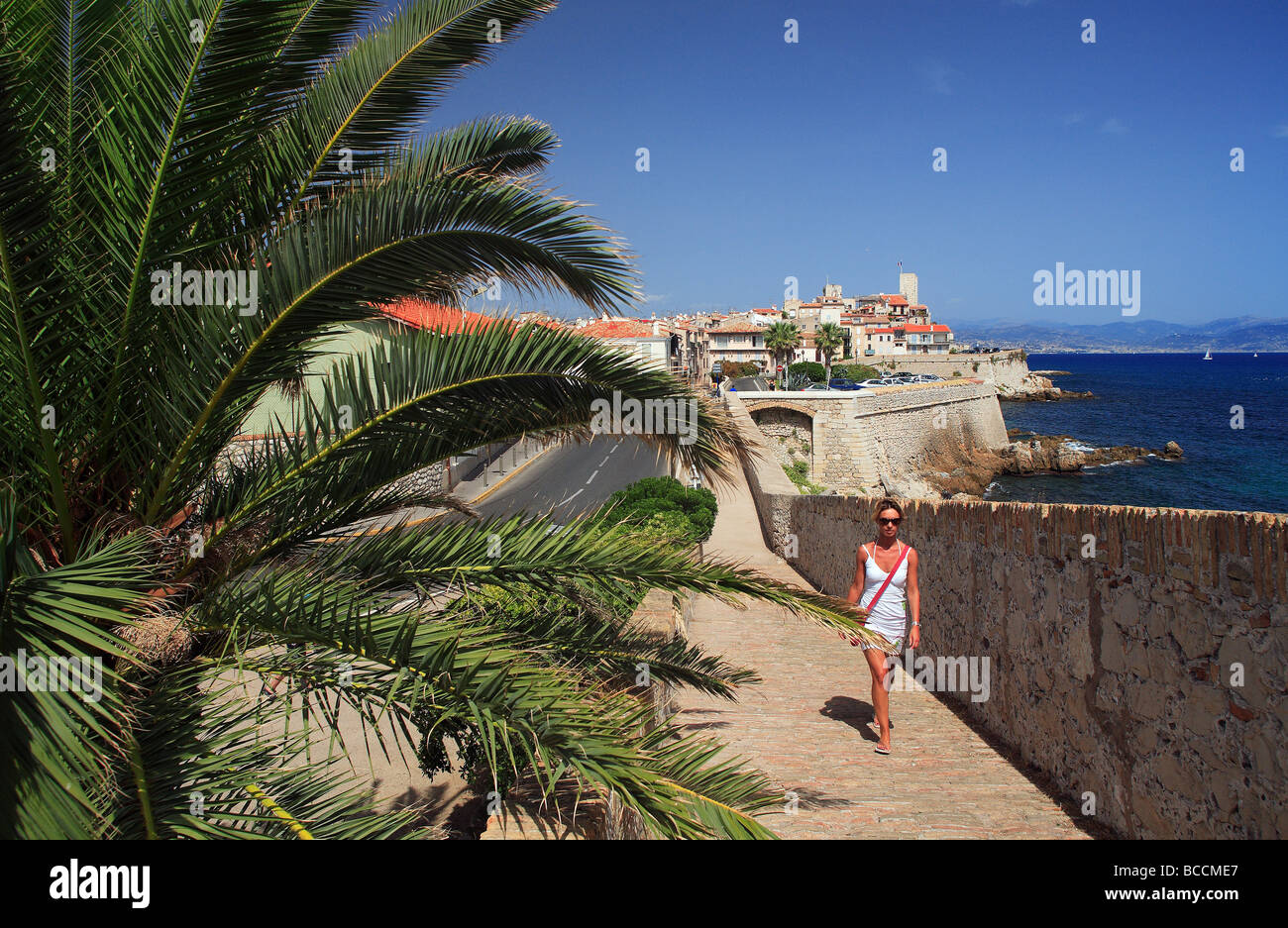 Francia, Aples Maritimes, Antibes, old town Foto Stock