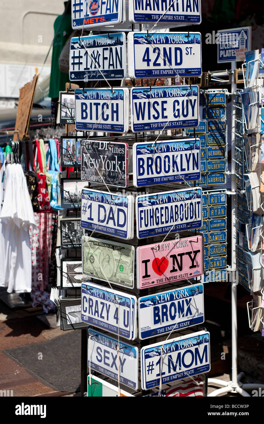 Negozio di souvenir in NYC Foto Stock