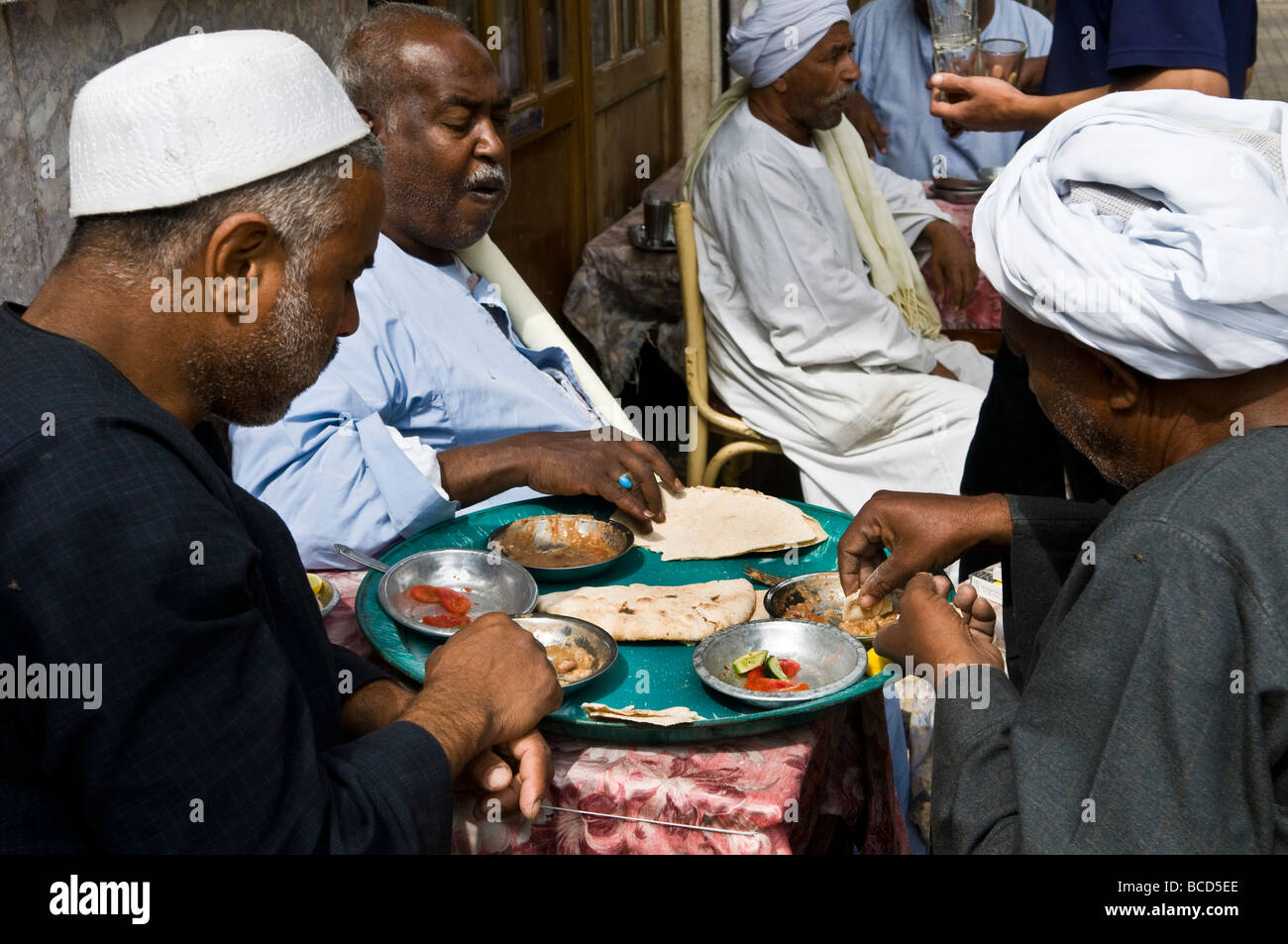 Colazione egiziano Foto Stock